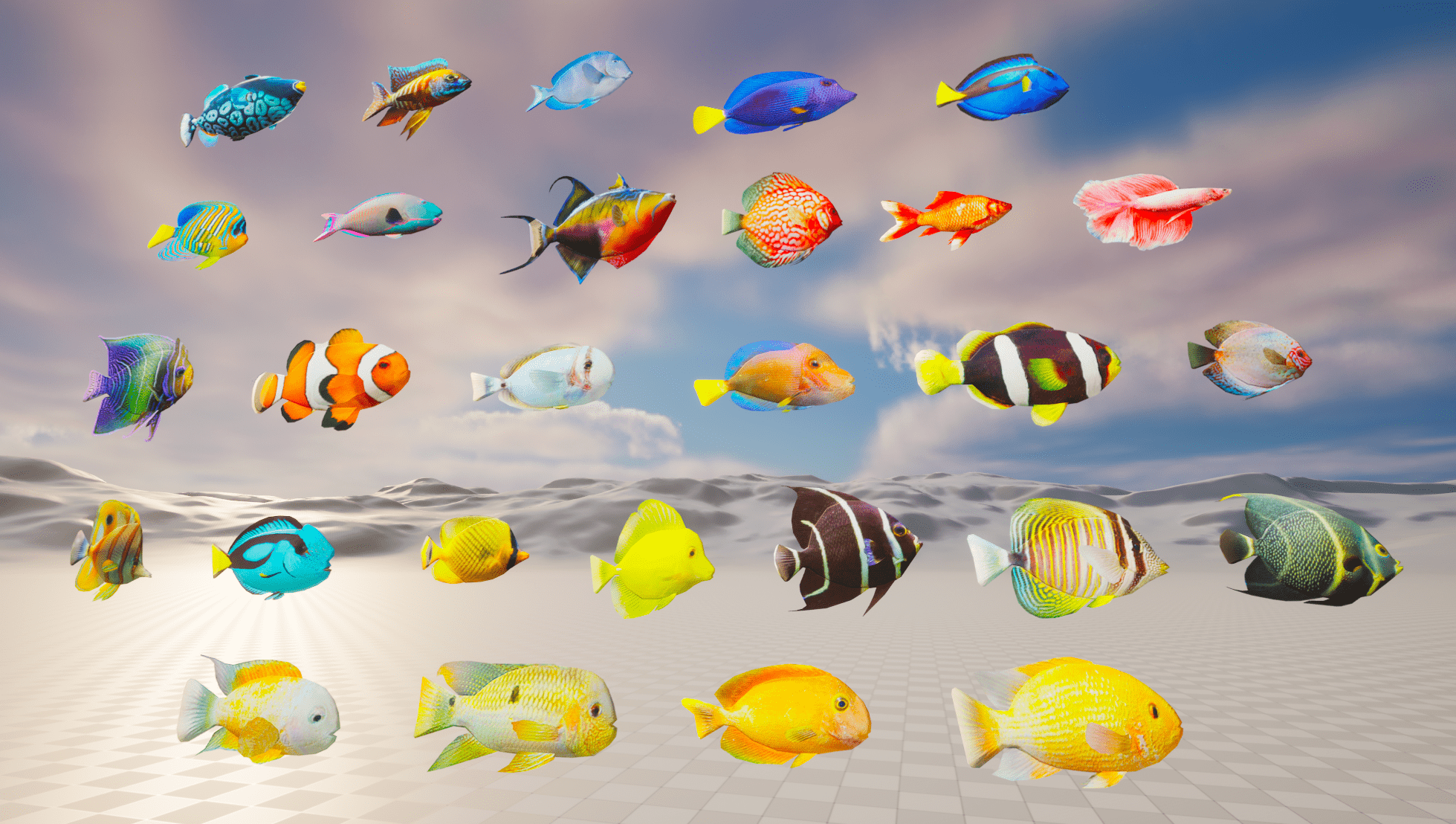 熱帯魚デザインパターン